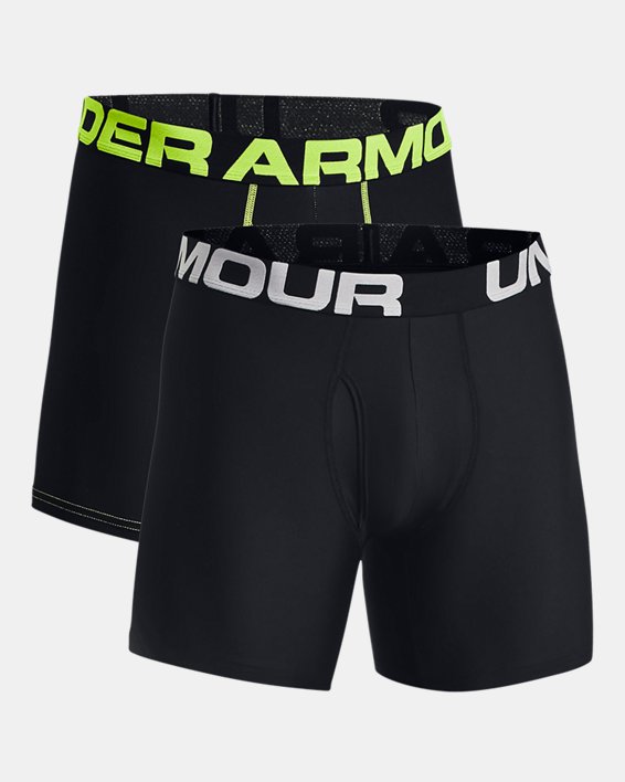 Men's UA Tech™ 6" Boxerjock® – 2-Pack, Black, pdpMainDesktop image number 2